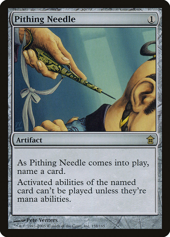 Pithing Needle [Saviors of Kamigawa] | Total Play