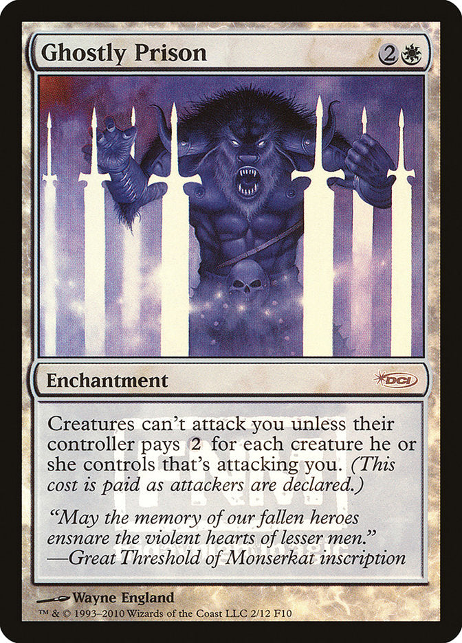 Ghostly Prison [Friday Night Magic 2010] | Total Play