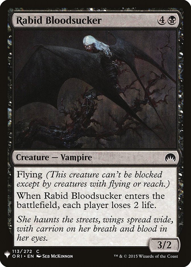 Rabid Bloodsucker [Mystery Booster] | Total Play