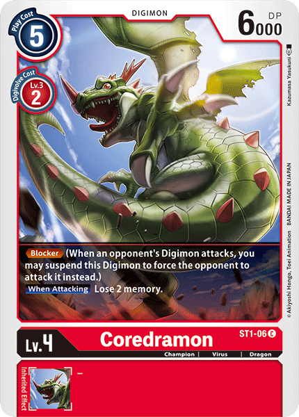 Coredramon [ST1-06] [Starter Deck: Gaia Red] | Total Play