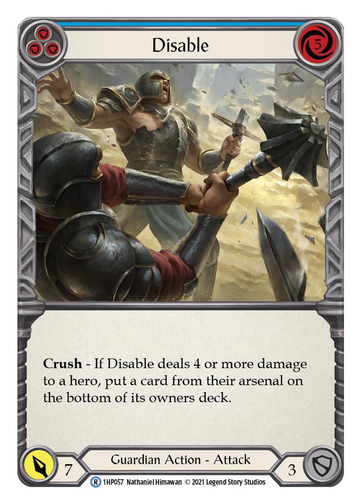 Disable (Blue) [1HP057] (History Pack 1) | Total Play