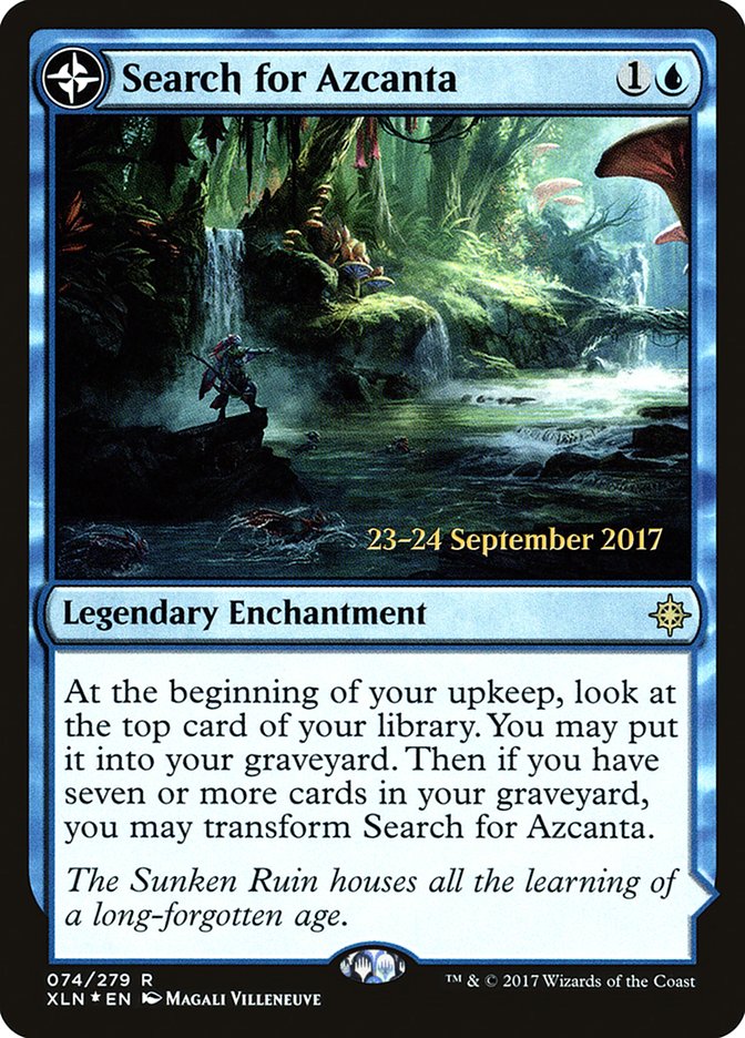 Search for Azcanta // Azcanta, the Sunken Ruin [Ixalan Prerelease Promos] | Total Play