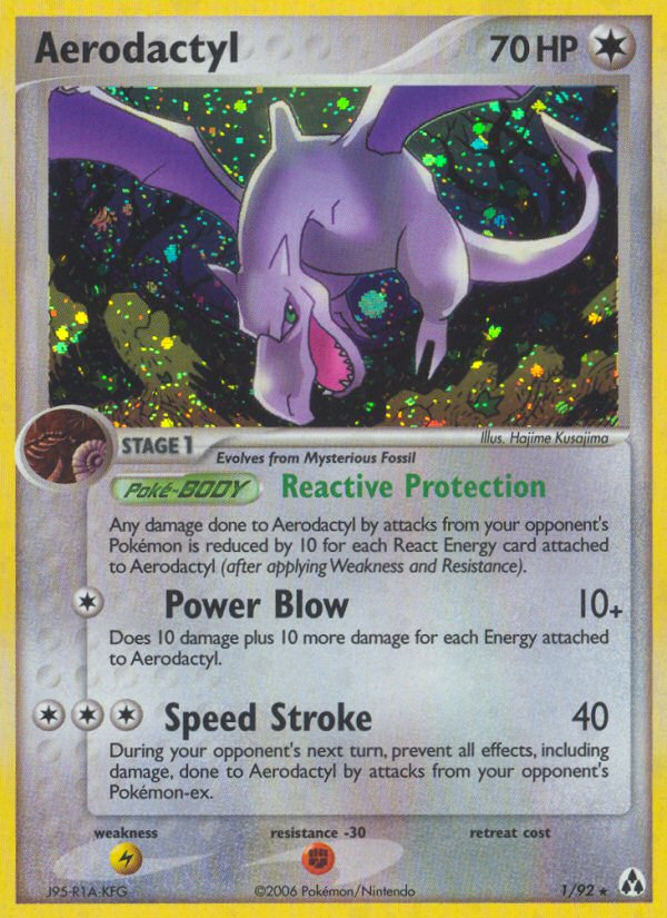 Aerodactyl (1/92) [EX: Legend Maker] | Total Play