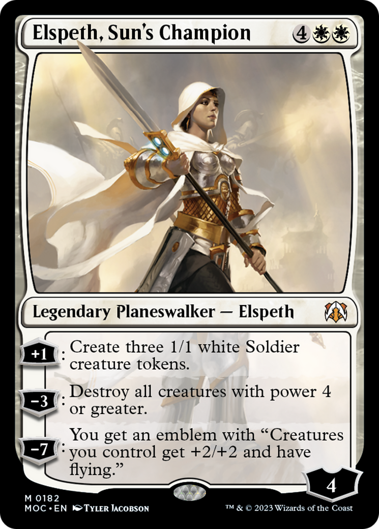 Elspeth, Sun's Champion [March of the Machine Commander] | Total Play