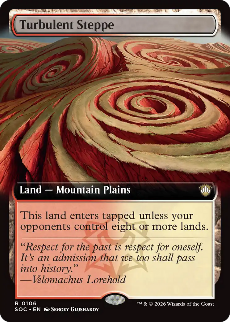 Turbulent Steppe (Extended Art) [Secrets of Strixhaven Commander] | Total Play