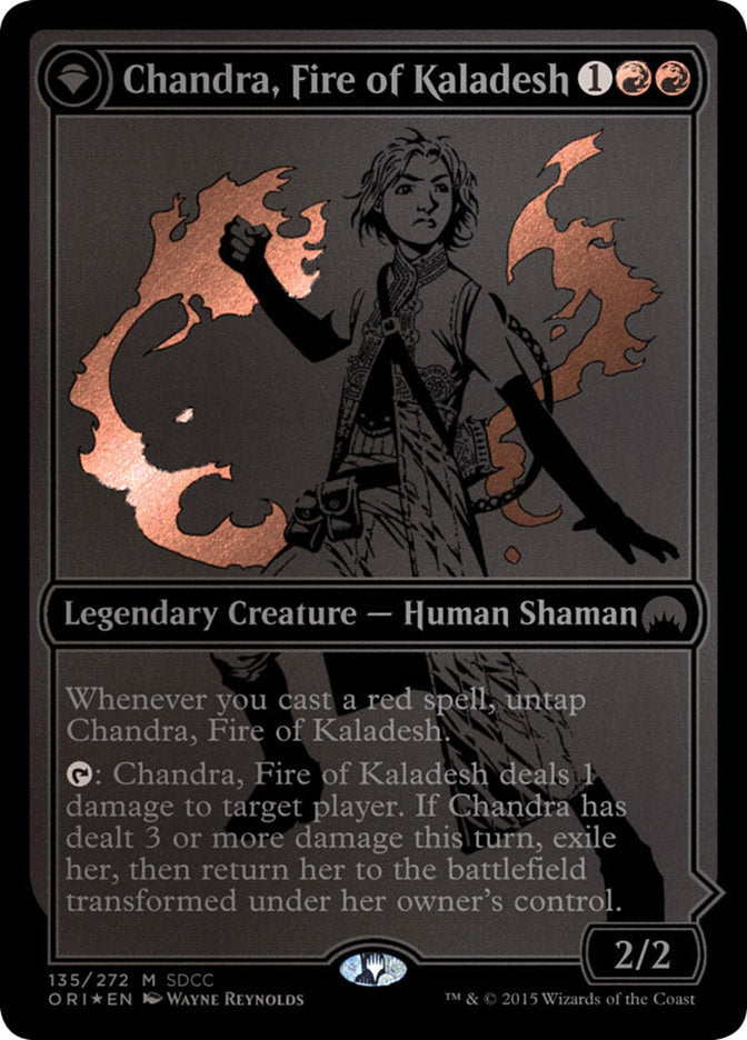 Chandra, Fire of Kaladesh // Chandra, Roaring Flame [San Diego Comic-Con 2015] | Total Play