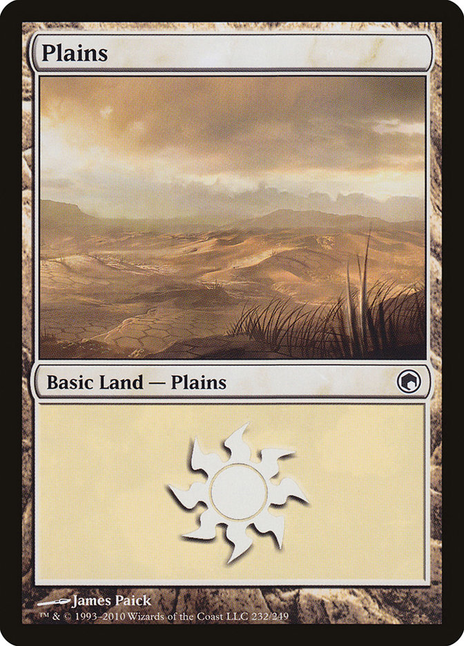 Plains (232) [Scars of Mirrodin] | Total Play