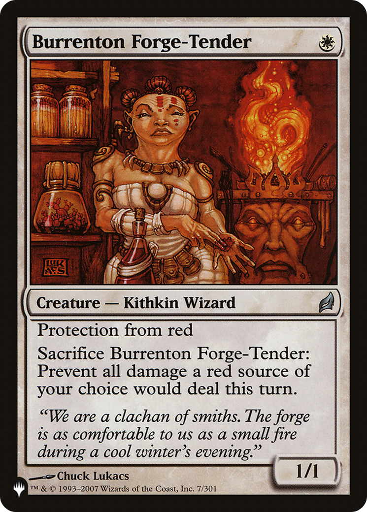 Burrenton Forge-Tender [The List Reprints] | Total Play