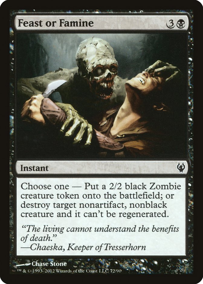 Feast or Famine [Duel Decks: Izzet vs. Golgari] | Total Play