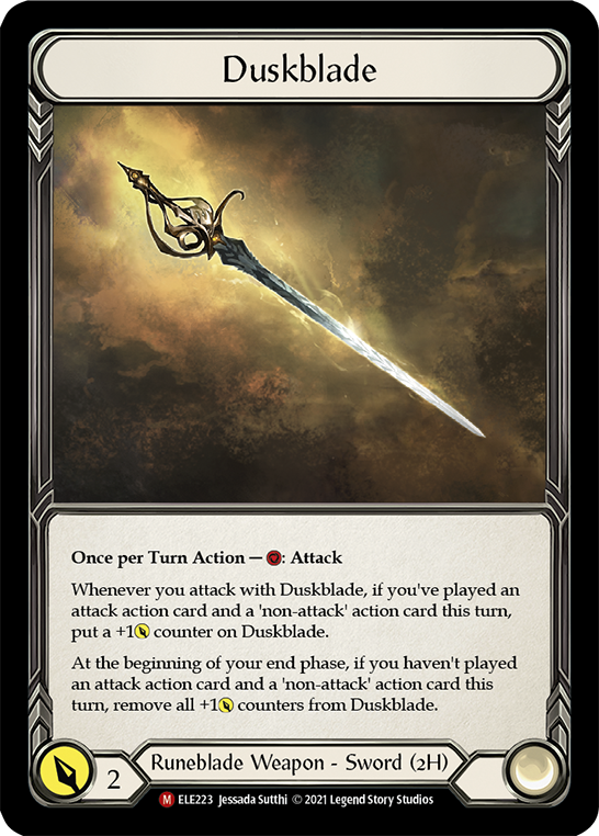 Duskblade [ELE223] (Tales of Aria)  1st Edition Cold Foil | Total Play