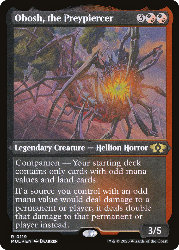 Obosh, the Preypiercer (Foil Etched) [Multiverse Legends] | Total Play