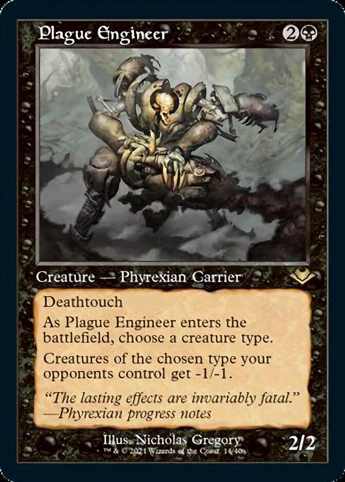 Plague Engineer (Retro Foil Etched) [Modern Horizons] | Total Play