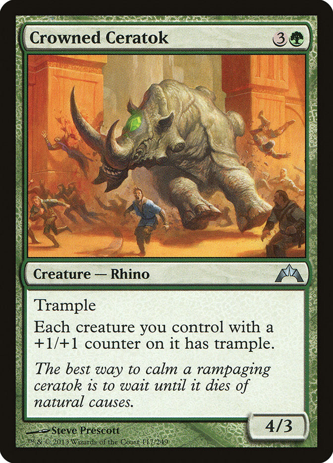 Crowned Ceratok [Gatecrash] | Total Play