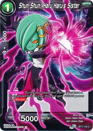 Shun Shun, Haru Haru's Sister (BT11-143) [Vermilion Bloodline 2nd Edition] | Total Play