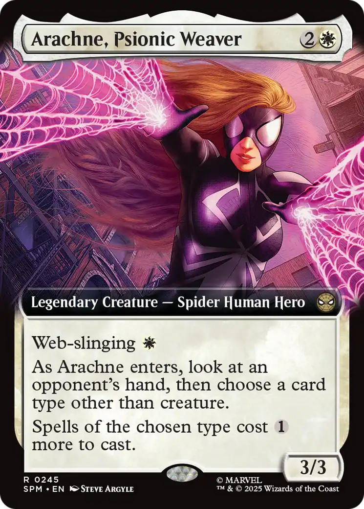 Arachne, Psionic Weaver (Extended Art) [Marvel's Spider-Man] | Total Play