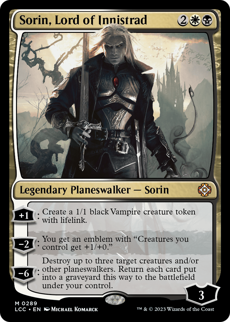 Sorin, Lord of Innistrad [The Lost Caverns of Ixalan Commander] | Total Play