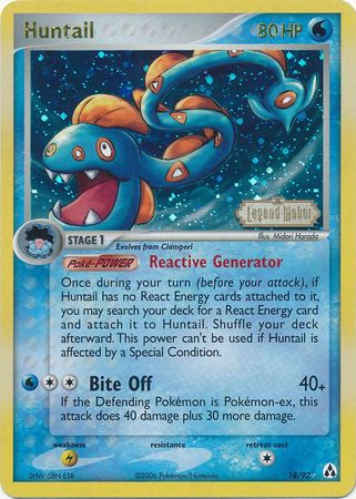 Huntail (18/92) (Stamped) [EX: Legend Maker] | Total Play