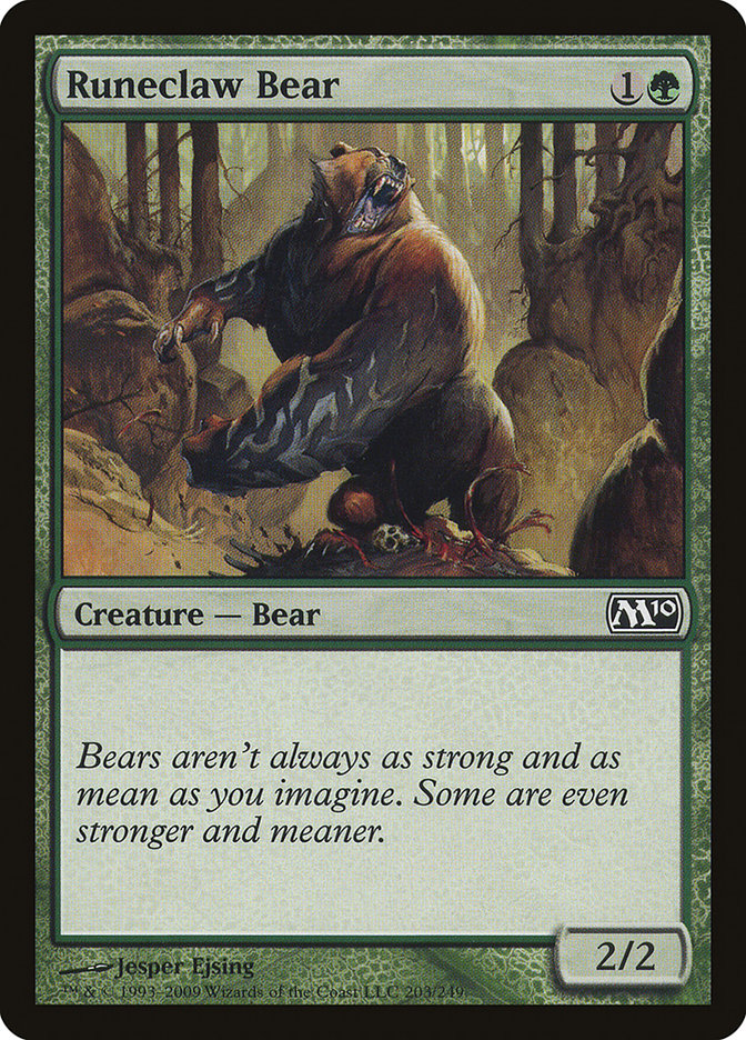 Runeclaw Bear [Magic 2010] | Total Play