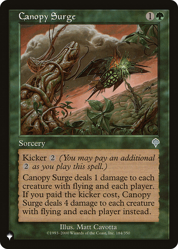 Canopy Surge [The List] | Total Play