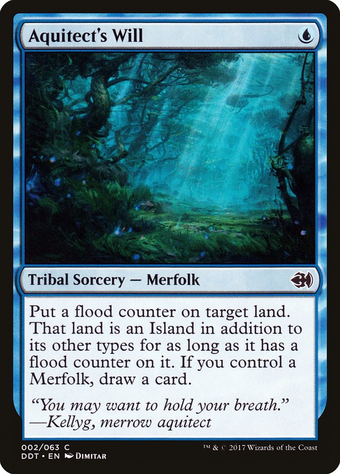 Aquitect's Will [Duel Decks: Merfolk vs. Goblins] | Total Play