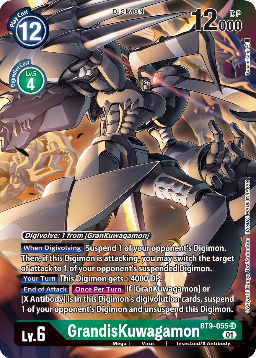 GrandisKuwagamon [BT9-055] (Alternate Art) [X Record] | Total Play