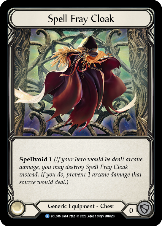 Spell Fray Cloak [BOL006] (Monarch Boltyn Blitz Deck) | Total Play