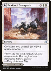 Makindi Stampede // Makindi Mesas [Zendikar Rising] | Total Play