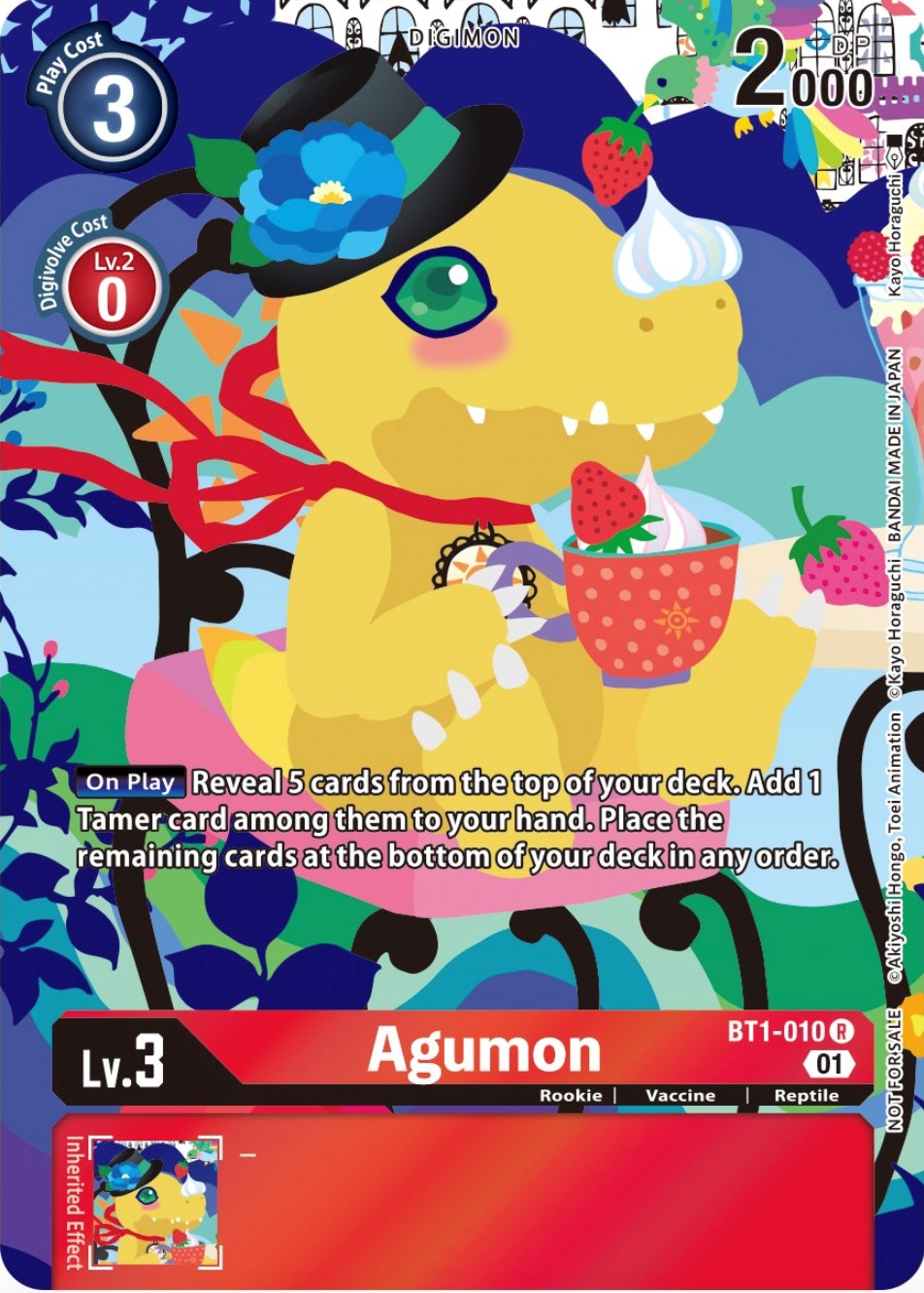 Agumon [BT1-010] (Tamer's Card Set 2 Floral Fun) [Release Special Booster Promos] | Total Play