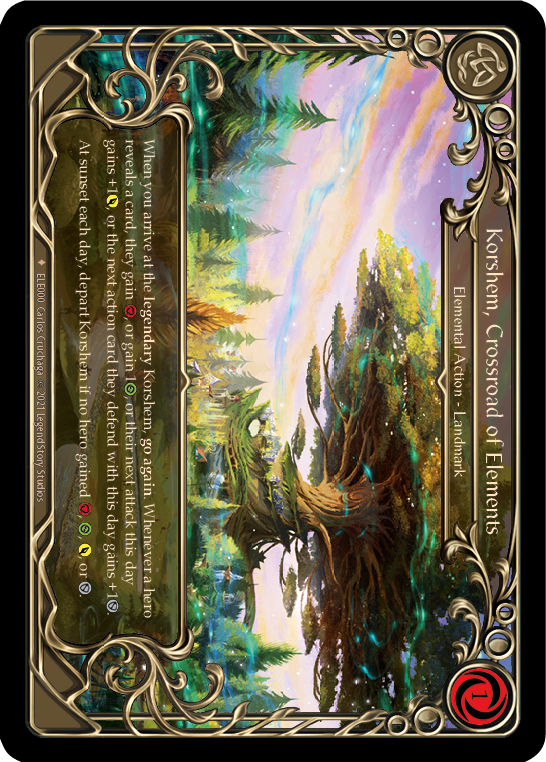 Korshem, Crossroad of Elements [ELE000] (Tales of Aria)  1st Edition Cold Foil | Total Play
