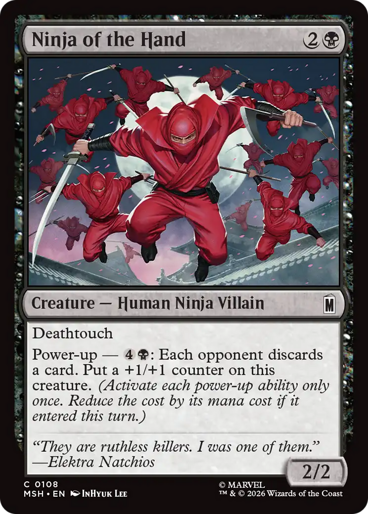 Ninja of the Hand [Marvel Super Heroes] | Total Play
