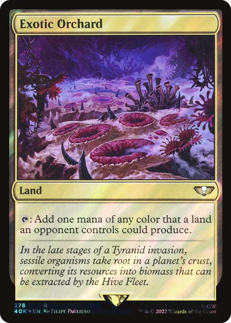 Exotic Orchard (Surge Foil) [Marvel Super Heroes Commander] | Total Play