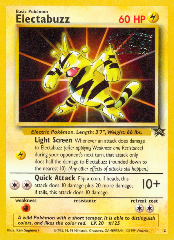 Electabuzz (2) [Wizards of the Coast: Black Star Promos] | Total Play