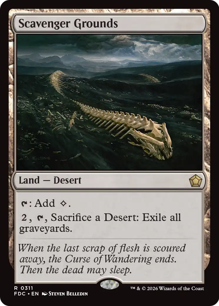 Scavenger Grounds [Foundations Commander] | Total Play