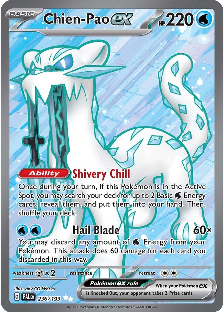 Chien-Pao ex (236/193) [Scarlet & Violet: Paldea Evolved] | Total Play