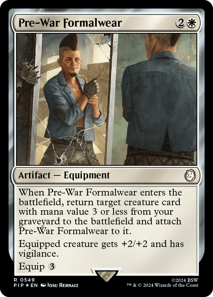 Pre-War Formalwear (Surge Foil) [Fallout] | Total Play