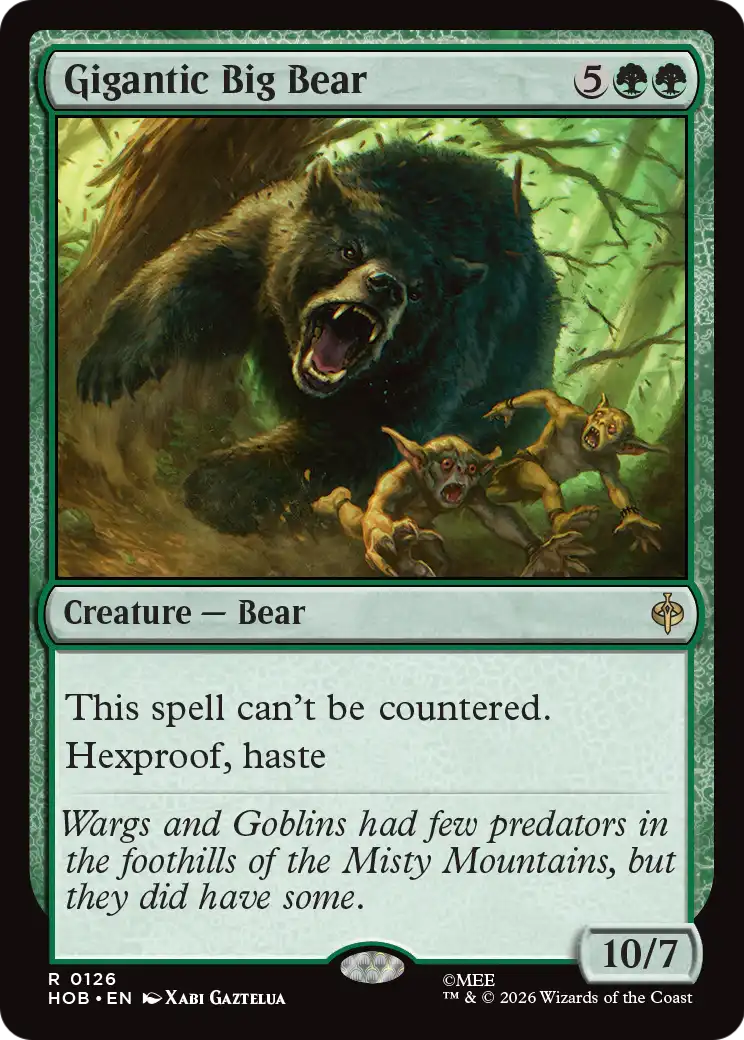 Gigantic Big Bear [The Hobbit] | Total Play