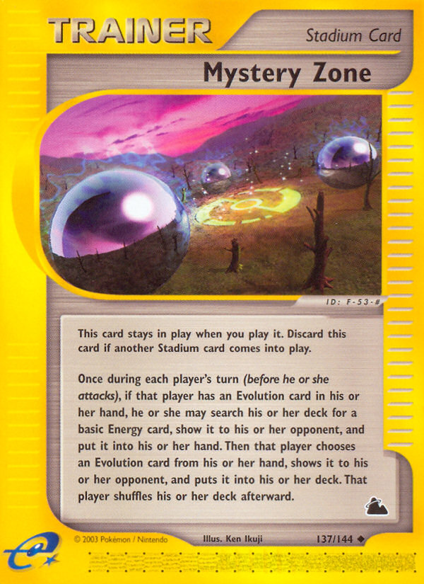 Mystery Zone (137/144) [Skyridge] | Total Play