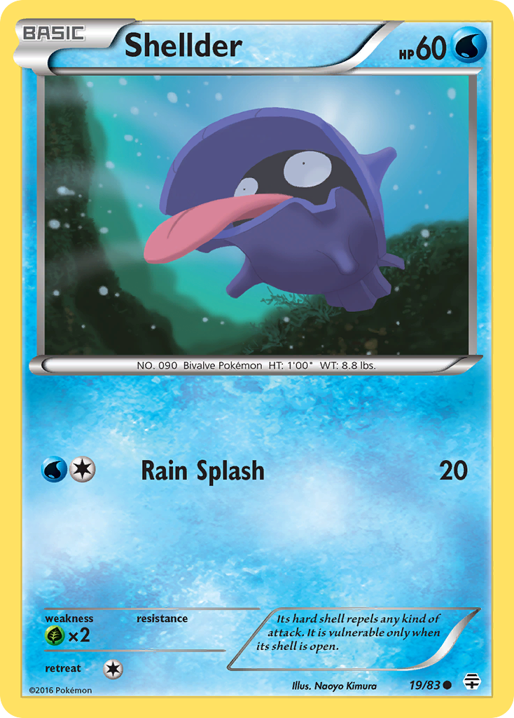Shellder (19/83) [XY: Generations] | Total Play