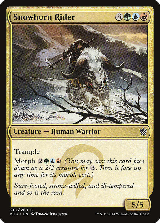Snowhorn Rider [Khans of Tarkir] | Total Play