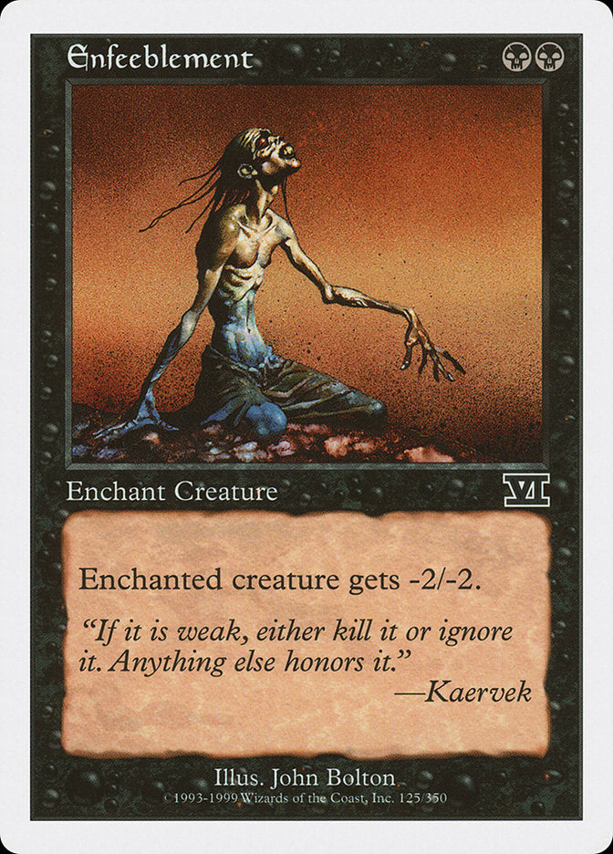 Enfeeblement [Classic Sixth Edition] | Total Play