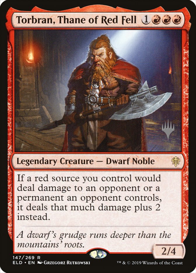 Torbran, Thane of Red Fell (Promo Pack) [Throne of Eldraine Promos] | Total Play