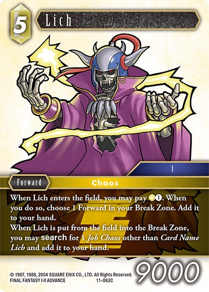 Lich [Opus XI] | Total Play