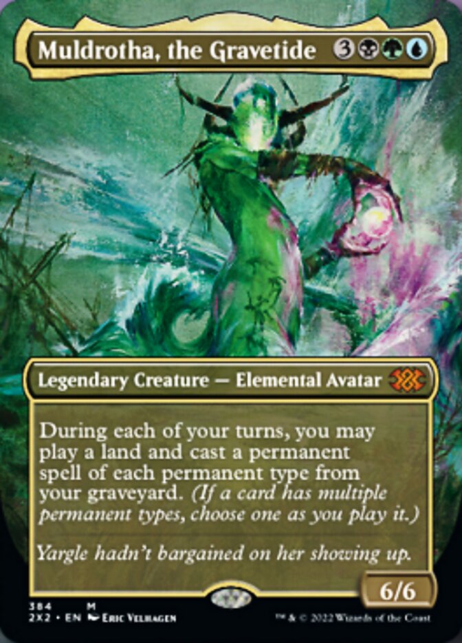 Muldrotha, the Gravetide (Borderless Alternate Art) [Double Masters 2022] | Total Play