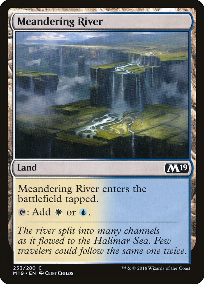 Meandering River [Core Set 2019] | Total Play