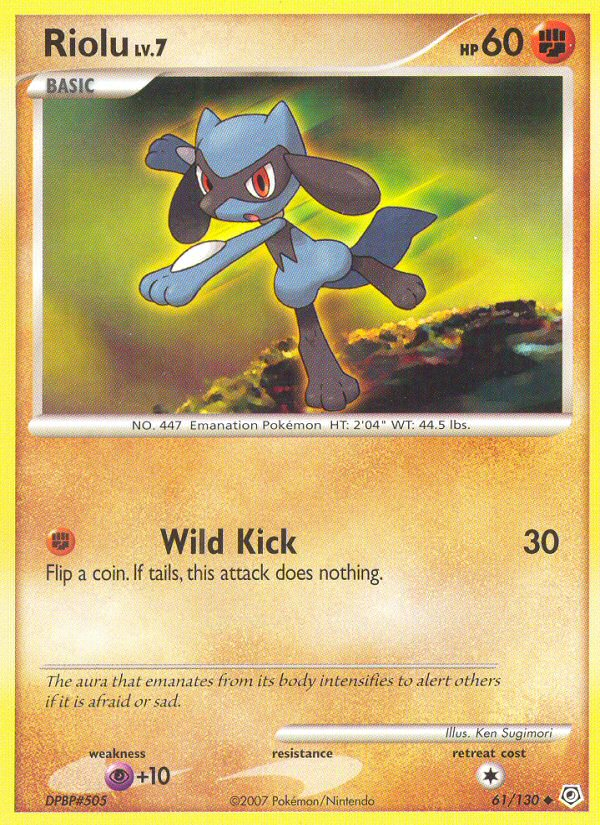 Riolu (61/130) [Diamond & Pearl: Base Set] | Total Play