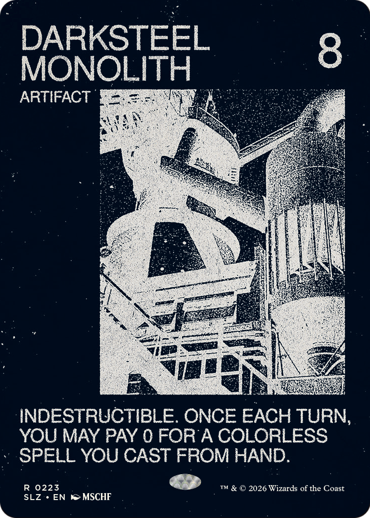 Darksteel Monolith (0223) [Secret Lair x MSCHF: The Zeta Set] | Total Play