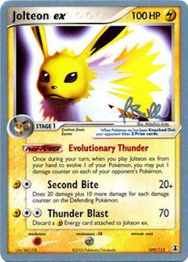 Jolteon ex (109/113) (Eeveelutions - Jimmy Ballard) [World Championships 2006] | Total Play