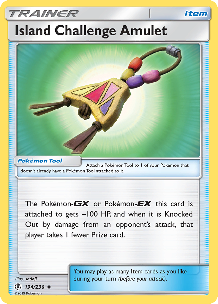 Island Challenge Amulet (194/236) [Sun & Moon: Cosmic Eclipse] | Total Play