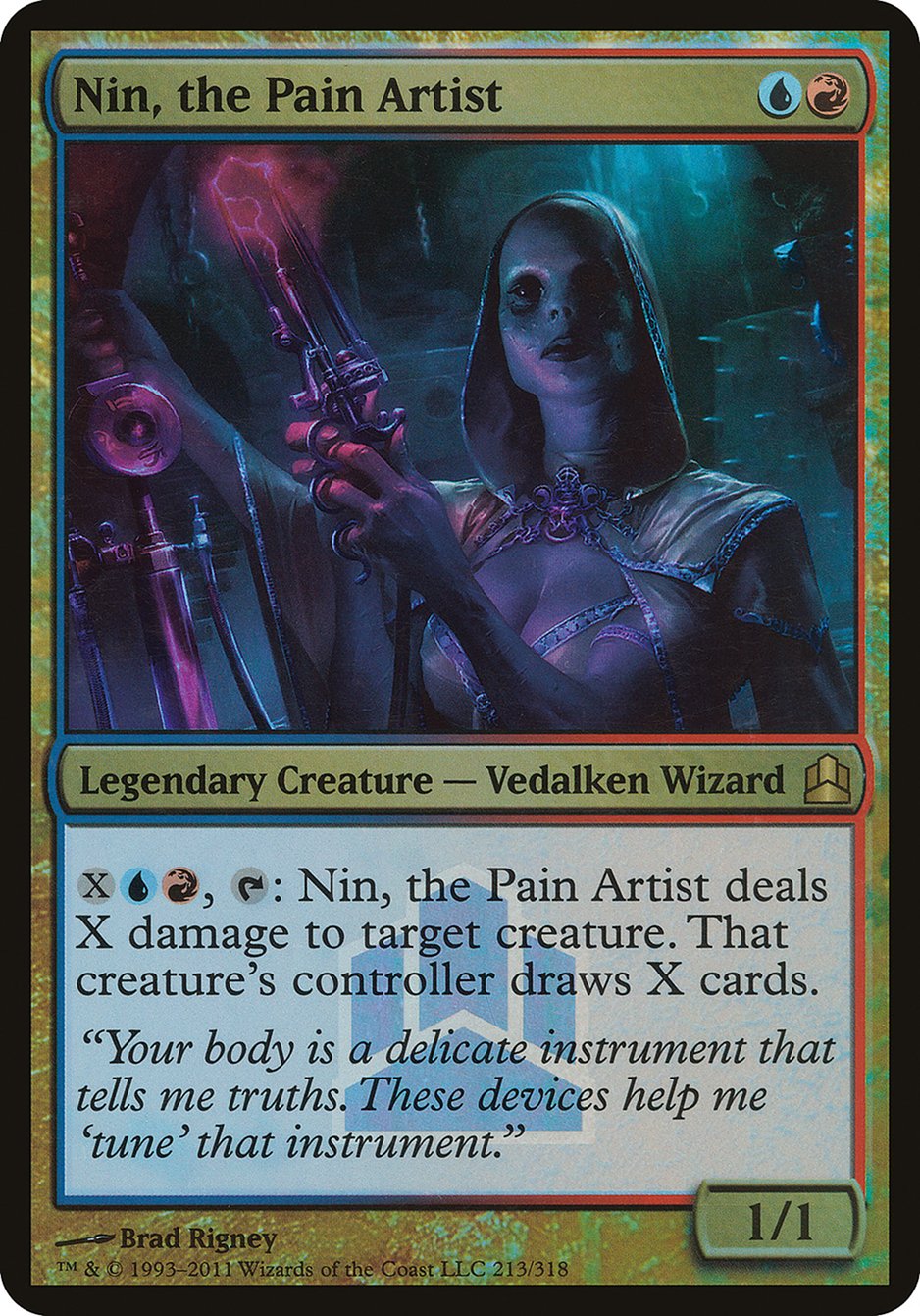 Nin, the Pain Artist (Launch) (Oversized) [Commander 2011 Oversized] | Total Play
