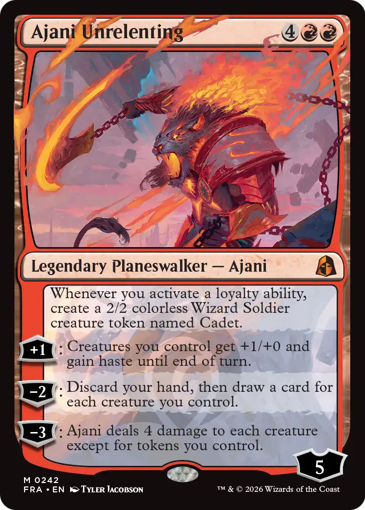Ajani Unrelenting [Reality Fracture] | Total Play